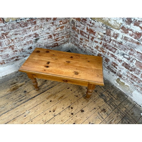 407 - Chunky Pine Coffee Table