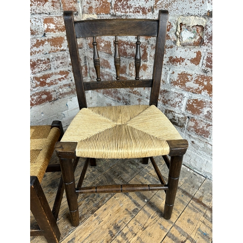 419 - Vintage Childs Chair & Stool