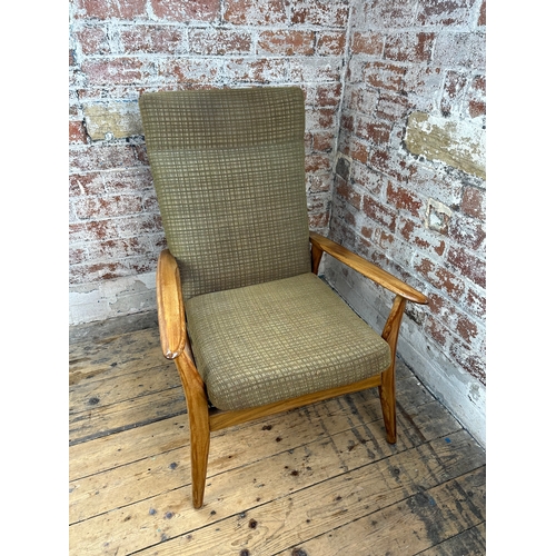 428 - Mid Century Danish Armchair - Pirelli Seat