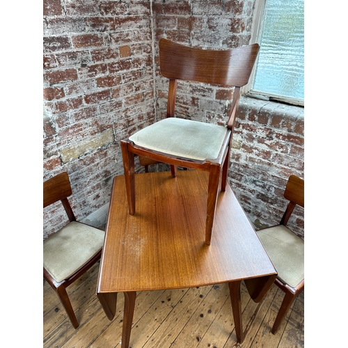 431 - G-Plan Drop Leaf Dining Table & Four Chairs