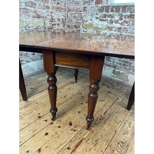 432 - Victorian Mahogany Drop Leaf Table