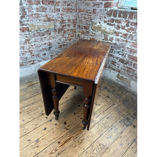 432 - Victorian Mahogany Drop Leaf Table