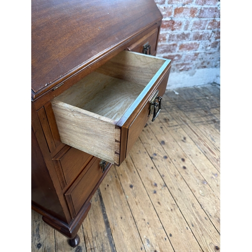 433 - Mahogany Bureau Bookcase