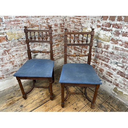 435 - Two Vintage Hall Chairs