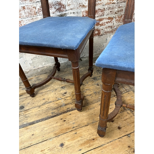 435 - Two Vintage Hall Chairs