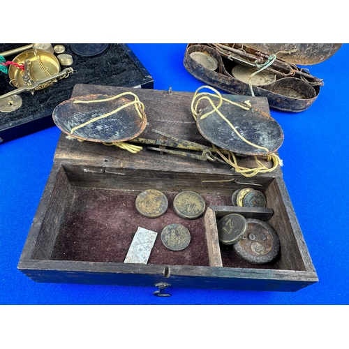 99 - Three Sets of Vintage & Earlier Opium Scales