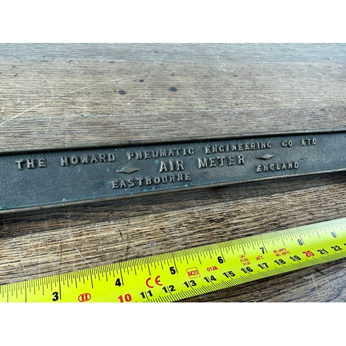 125 - The Howard Pneumatic Engineering Co. Ltd. Air Meter Arrow in Bronze