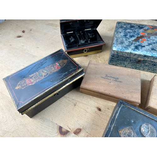 114 - Group of Vintage Tins & Boxes