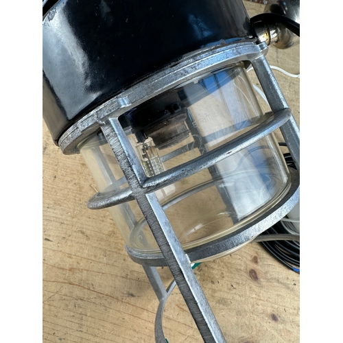 488 - Vintage Bulfinch Gas Lamp Converted to LED with Transformer - Working Order