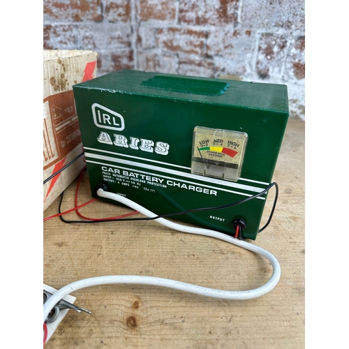 409 - Vintage IRL Aries Car Battery Charger Manufactured in Luddenden Foot