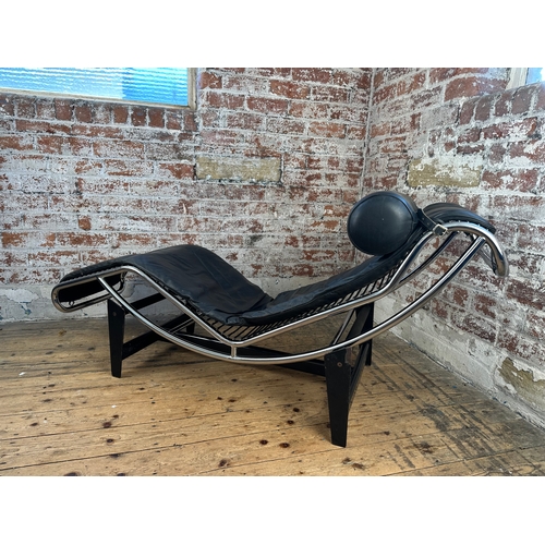 489 - LC4 After Corbusier Cassina Style Chaise. Vintage Reproduction