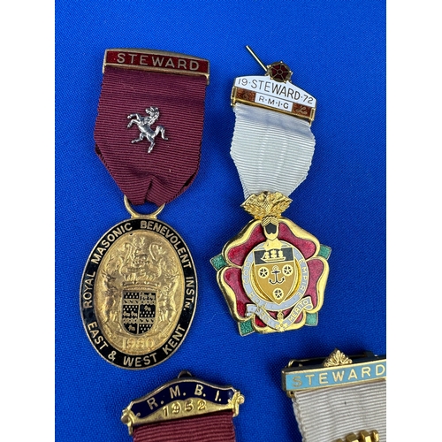 55 - Group of Four Masonic Medals