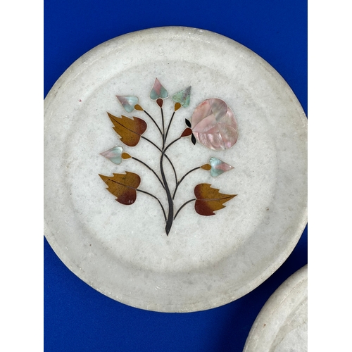 232 - Pair of Pietra Dura Plates