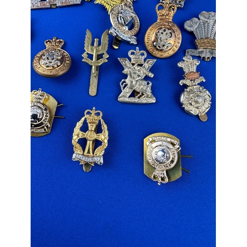 202 - Group of Assorted Military Cap Badges