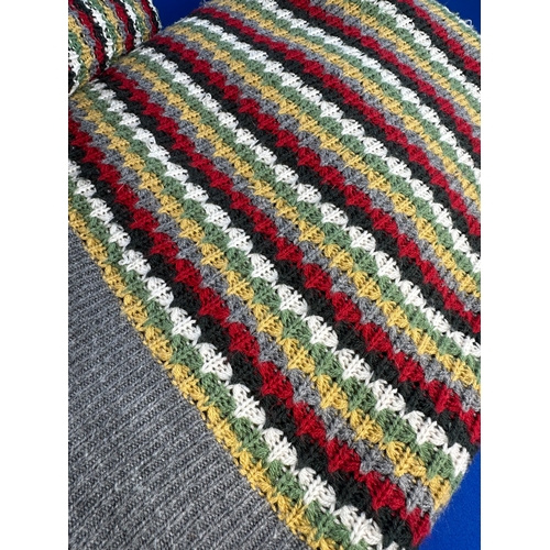 209 - Matched Pair Of Vintage Woolen Blankets