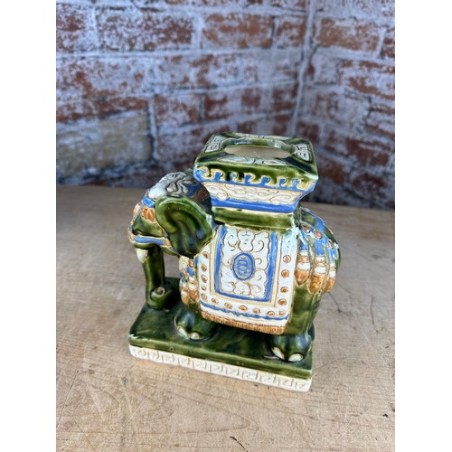 189 - Decorative Ceramic Elephant Ashtray