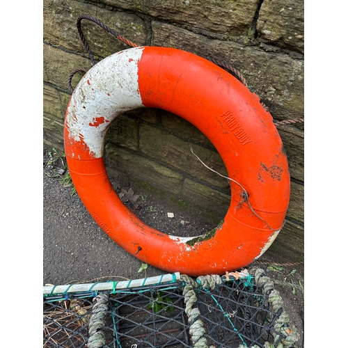 350 - Parlour Lobster Pot and Vintage Life Ring