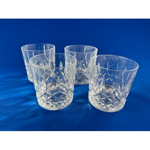 341 - Four Cut Crystal Tumblers