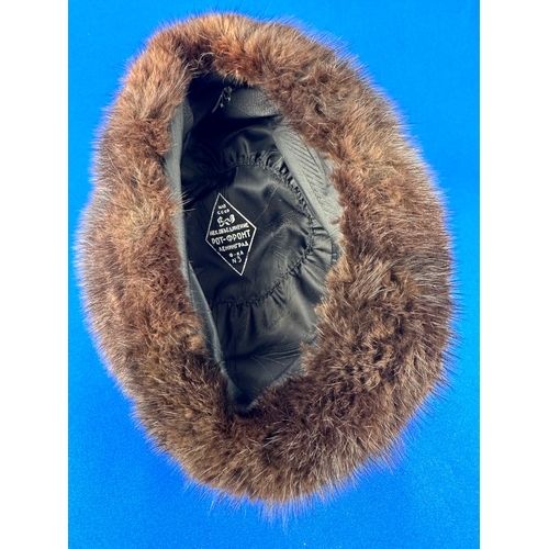 450 - Vintage C.C.C.P. Russian Fur Hat