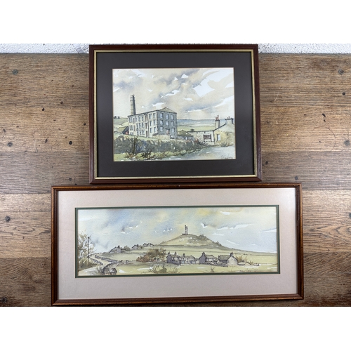 380 - Tony Haigh - Two Watercolour Works by the Local Artist. 