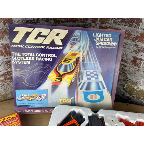 286 - TCR Slot Car Racing Track & Extras