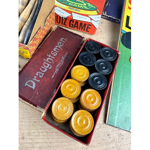 288 - Vintage Games including Table Skittles