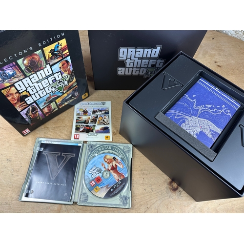 301 - PS3 Sony Playstation 3 GTAV Grand Theft Auto 5 Collectors Edition - Complete