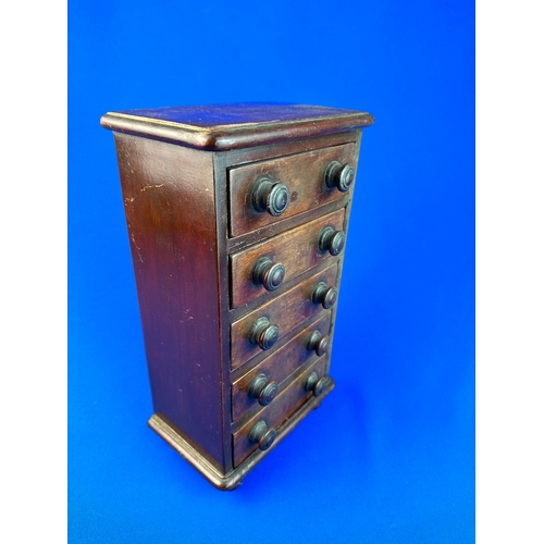 157 - Miniature Chest of Drawers