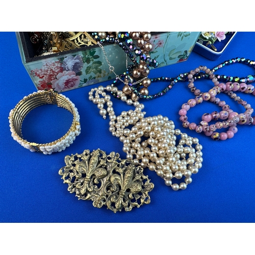 84 - Vintage Costume Jewellery including Pearls & Glass Beads