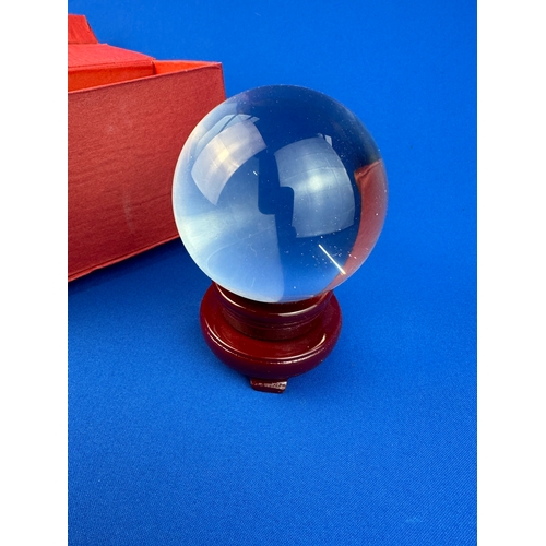 162 - Crystal Ball & Stand