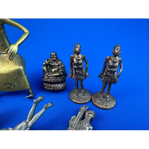 164 - Collection of Metal Figures including Pewter Fairies