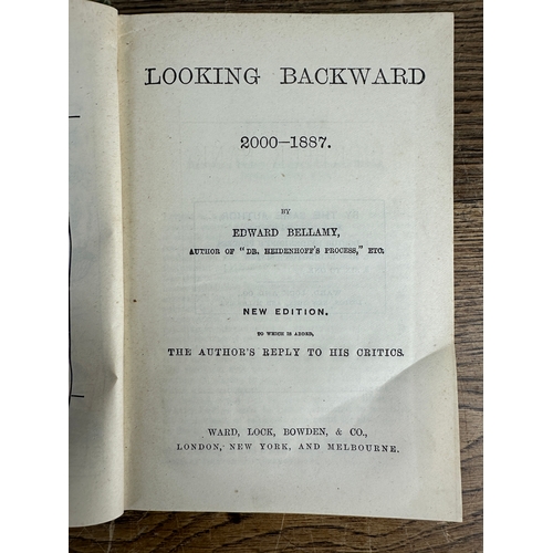 397 - Looking Backward 2000-1887 by Edward Bellamy New Edition