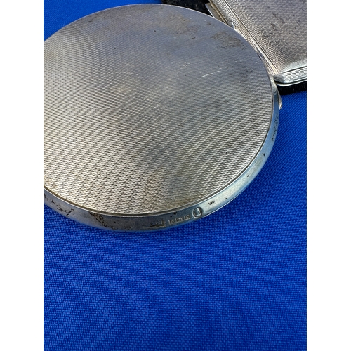 33 - Two Hallmarked Silver Compacts