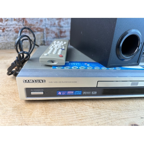 411 - Samsung DVD Player & Logitech Surround Sound Speakers