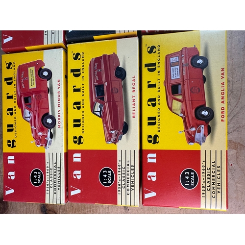 311 - 6 Boxed Vangaurds Diecast Vehicles - Royal Mail