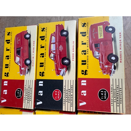 311 - 6 Boxed Vangaurds Diecast Vehicles - Royal Mail