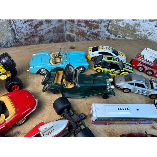 323 - Diecast Cars including Corgi Large Scale F1 JPS Car, Burago and others