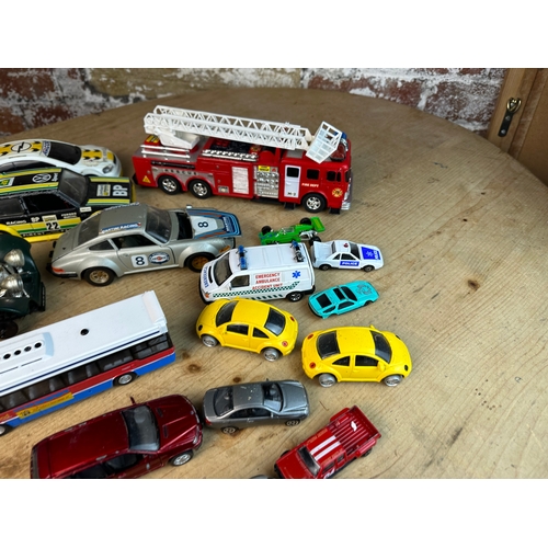 323 - Diecast Cars including Corgi Large Scale F1 JPS Car, Burago and others