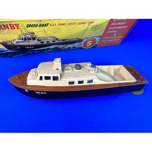 302 - Hornby Speed Boat Model 5 R.A.F. Range Safety Launch 1640