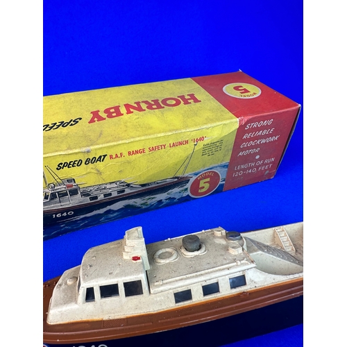 302 - Hornby Speed Boat Model 5 R.A.F. Range Safety Launch 1640