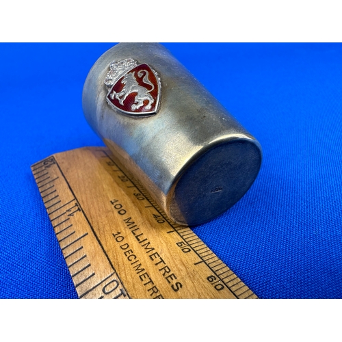 4 - Danish Silver & Enamel Shot Measure