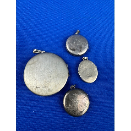 5 - 4 Silver Lockets