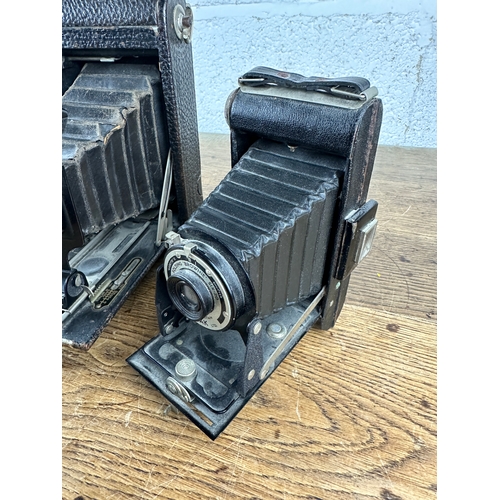 95 - Collection of Three Kodak Bellows Cameras - 2 x Folding Brownie Six-20 and Autographic Junior 2C