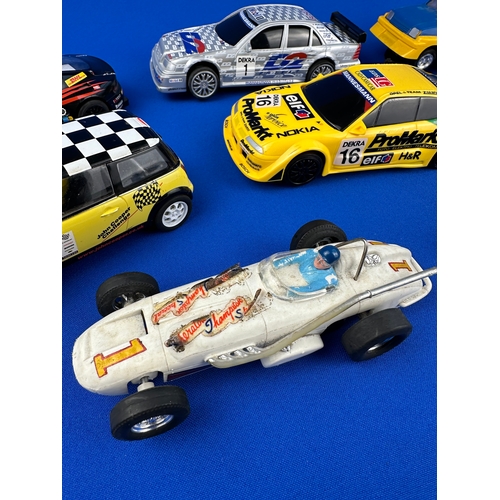 332 - Group of 8 Vintage & Later Scalextric Cars