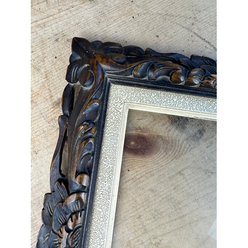 143 - Nicely Carved Oak Picture Frame