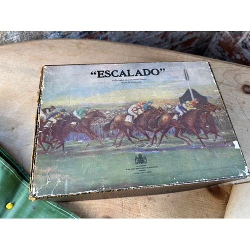 333 - 1930's Chad Valley Escalado Horse Racing Board Game