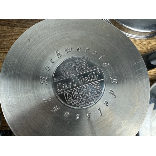 Prestige Chip Pan, Prestige Frying Pan and Carl Weill Frying Pan