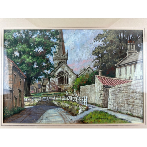 392 - Two Original Works: Pastel by David Newbould and Watercolour by E. L. Westmoreland