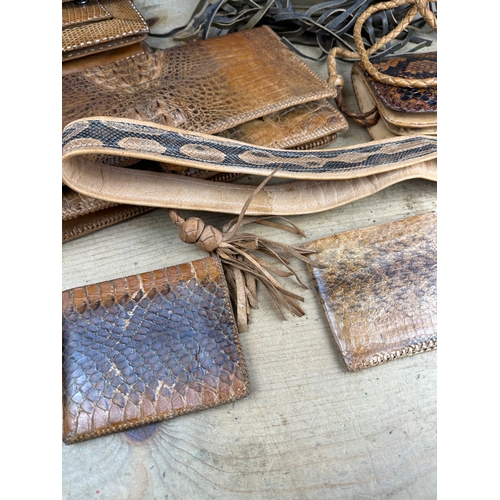 456 - Vintage Bags & Wallets including Snakeskin etc.