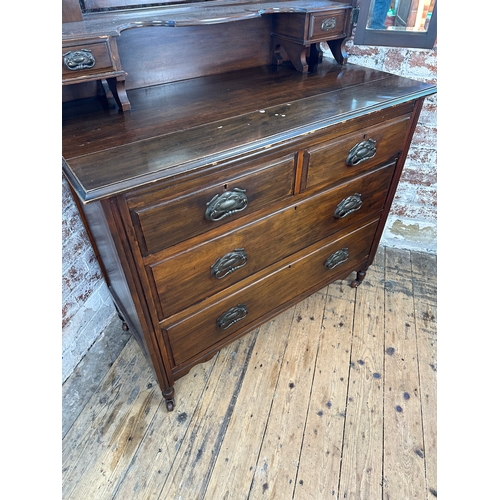 520 - Edwardian Dressing Table - Two over Two Chest of Drawers